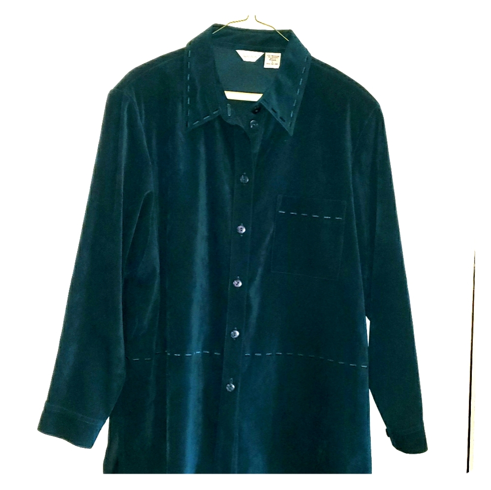 Kim Rogers Signature Green Button Up Shirt